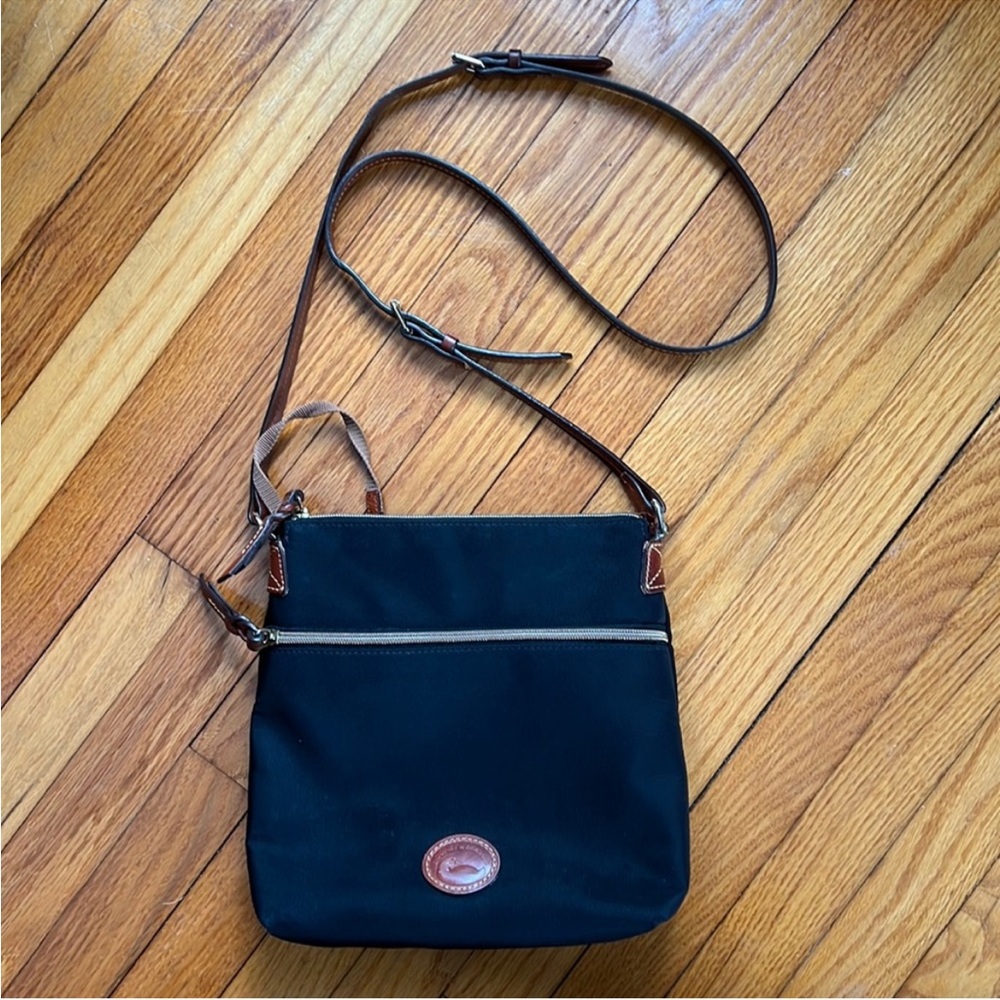 Dooney & Bourke Black Canvas Crossbody